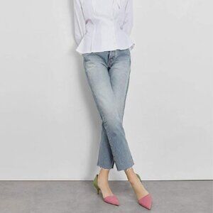 Pink and Green Women's Heels RUNS BIG